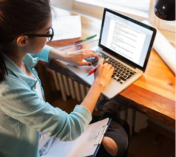 student writing email professor scholarship PhD university laptop 2026