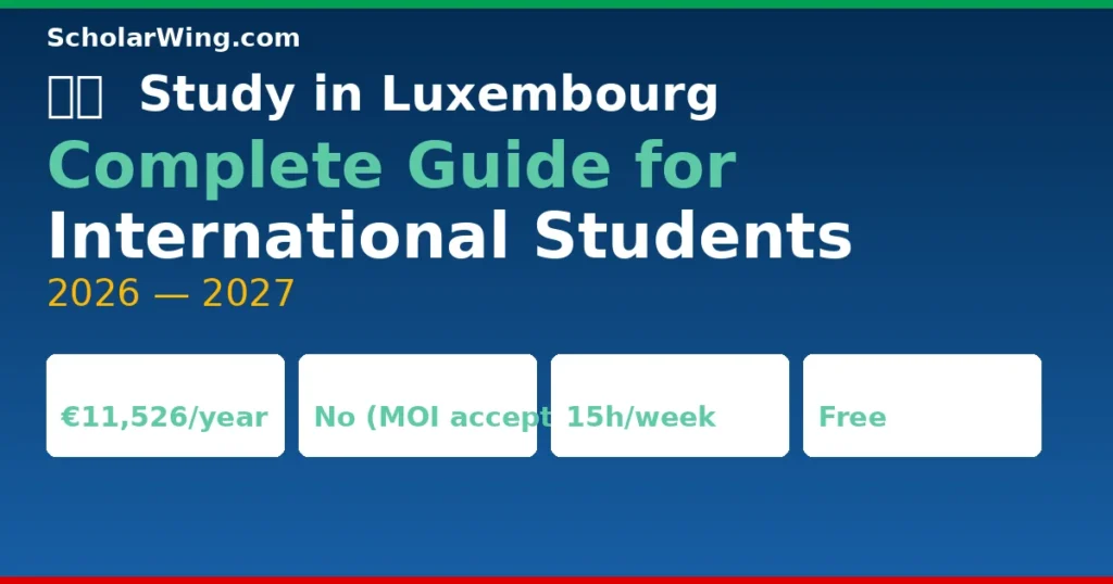 Study in Luxembourg 2026