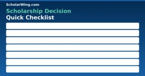 Which Scholarship Should I Choose?