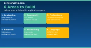 6 Areas to Build