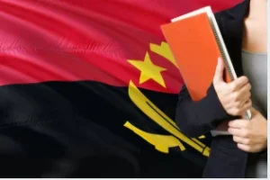 Angola flag with destination country flags