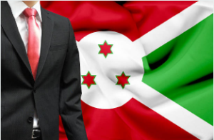 Burundi flag with destination country flags