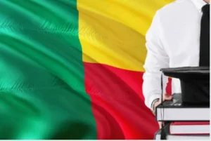 Benin flag with destination country flags
