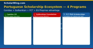 Camões I.P. Scholarship Ecosystem — PALOP Higher Education | Gulbenkian Science Masters | FCT PhD 1,550 Positions | Apply through Portuguese Embassy in your country