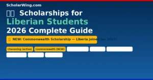 Scholarships for Liberian Students 2026