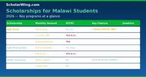 malawi-scholarships-comparison