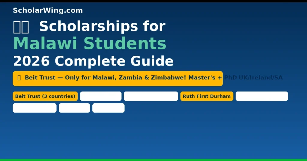 Scholarships for Malawi Students 2026