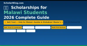 Scholarships for Malawi Students 2026