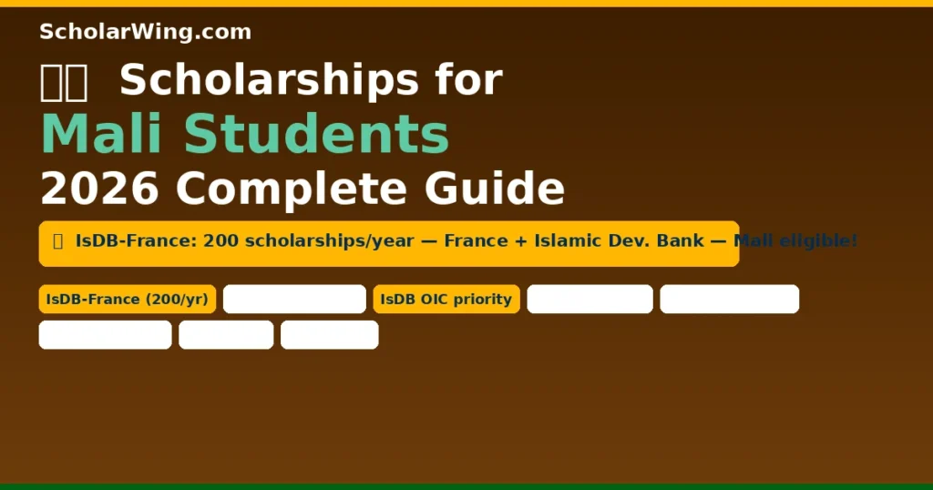 Scholarships for Mali Students 2026