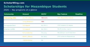 mozambique-scholarships-comparison