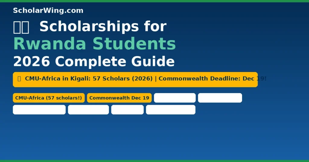 Scholarships for Rwanda Students 2026