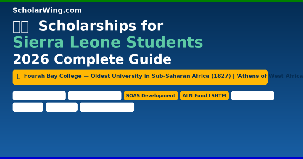 Scholarships for Sierra Leone Students 2026