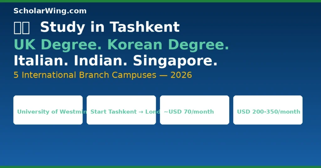 Study in Tashkent 2026