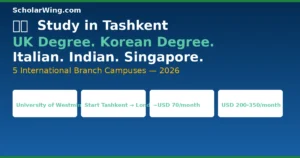 Study in Tashkent 2026