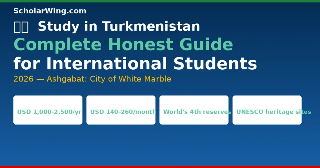 Study in Turkmenistan 2026