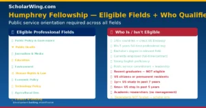 Humphrey Fellowship — 10 Months in USA