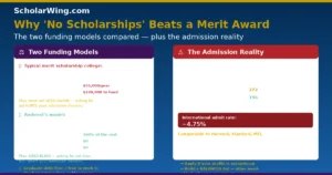 Why 'No Scholarships' Beats a $25,000 Merit Award