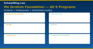 o Ibrahim Foundation — 6 Programs for African Leaders
