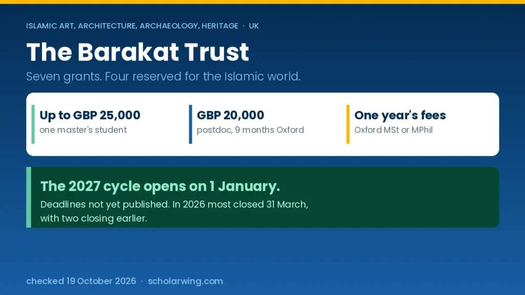 the seven grants and the January opening