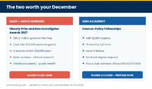 Panel on the EASO awards and the ANH Academy fellowship, with figures