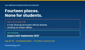 Hero graphic showing fourteen places worldwide and the mid-level official requirement